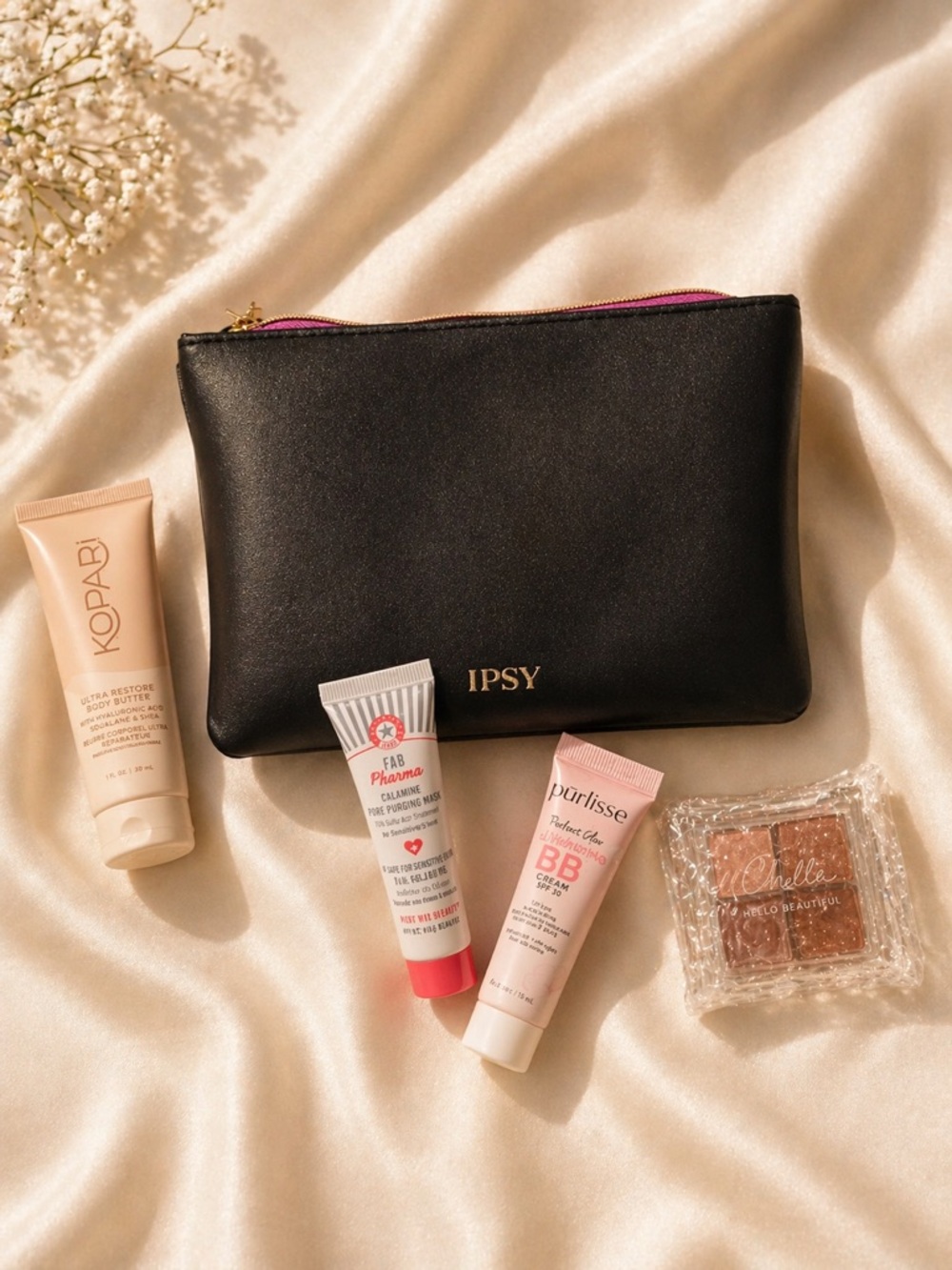 First Aid Beauty Purlisse Kopari Beauty Bundle Bundle Ipsy Bag Skincare gift set